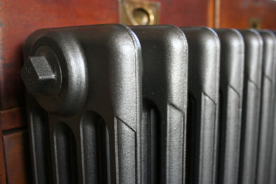 A 4 Column Radiator in "Anthracite" Paint